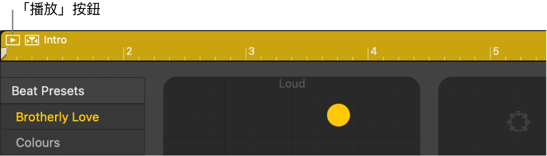 「鼓手」區段顯示「播放」按鈕。