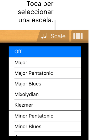 Botó “Escala de guitarra”