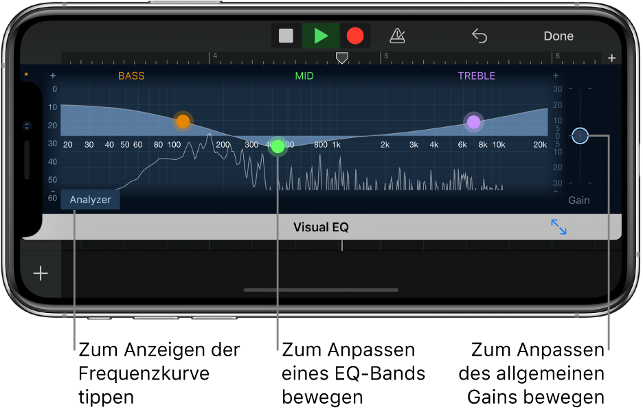 Visueller EQ