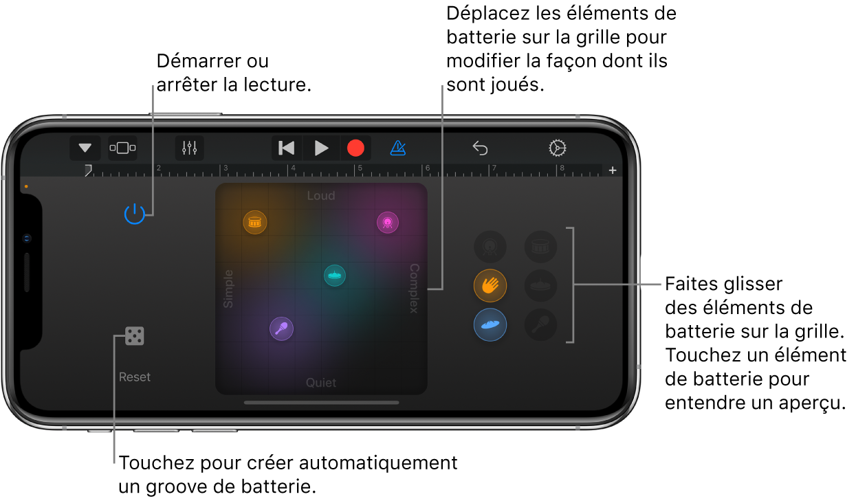 Instrument tactile Smart Drums