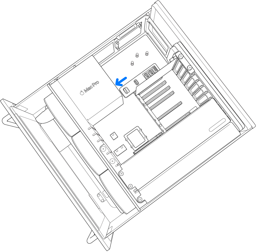 Přesunutí západky doleva