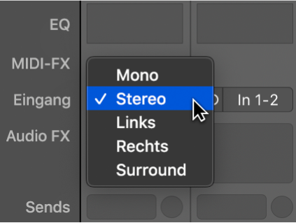 Abbildung. Geöffnetes Einblendmenü „Format“