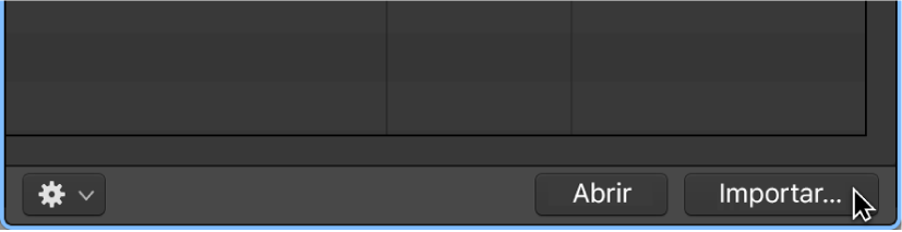 Ilustración. Botón Importar en el panel Explorador.