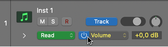 Ilustración. Menú desplegable “Parámetro de automatización”.