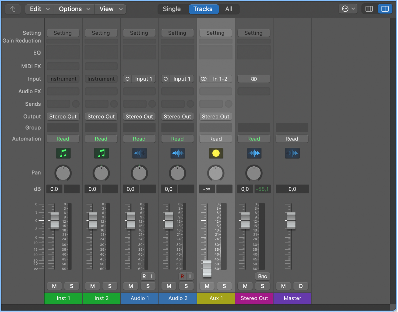 Ilustración. Se está abriendo el mezclador.