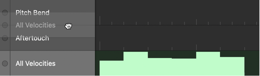 Ilustración. Se está arrastrando una línea a una nueva posición.