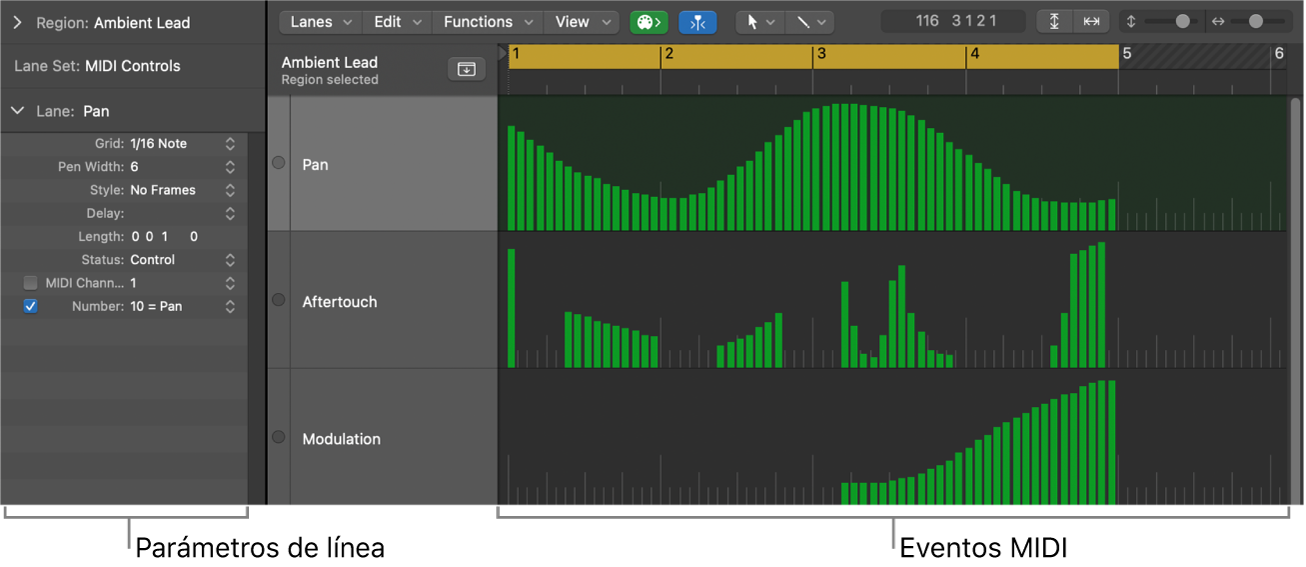 Ilustración. Editor de pasos.