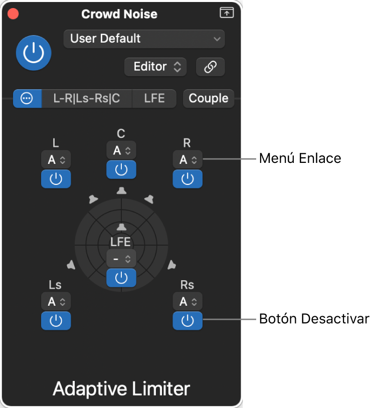 Ilustración. Pestaña Configuración del módulo multicanal.