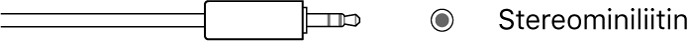 Kuva stereominiliittimestä.