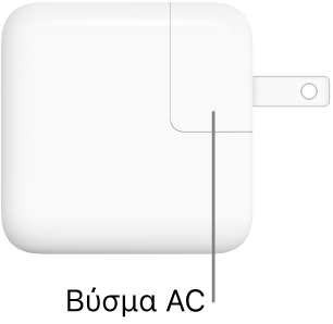 Το τροφοδοτικό USB-C 30 W.