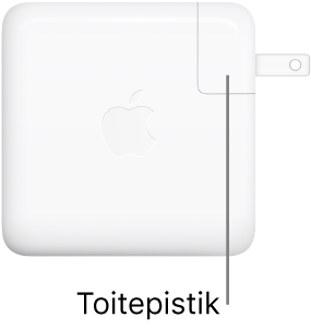 61W või 96W USB-C Power Adapter.