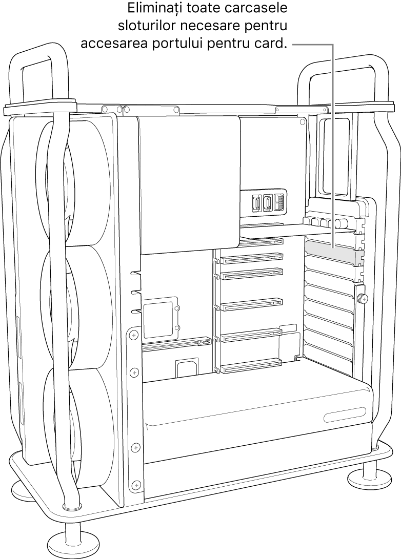 Eliminarea carcasei slotului.