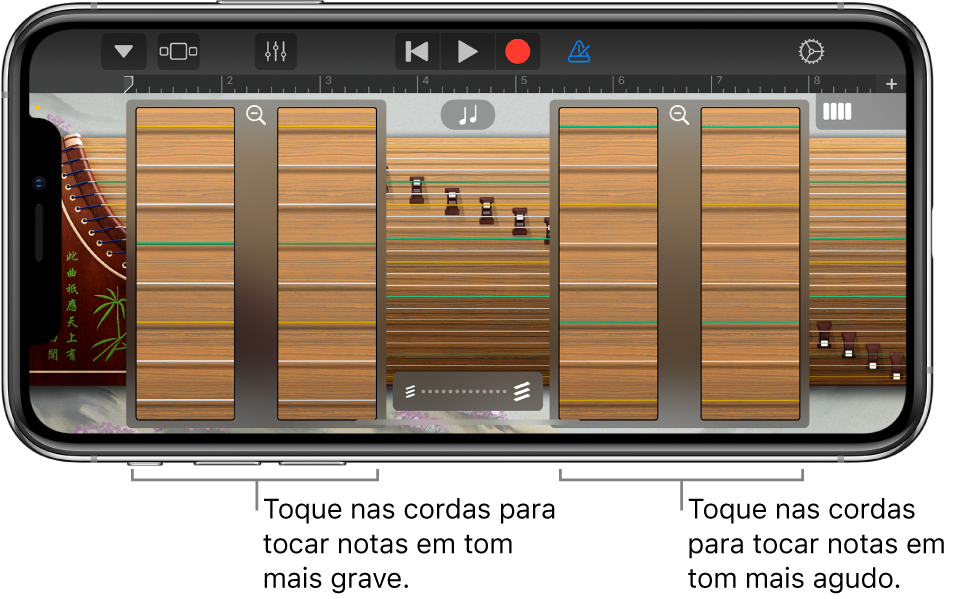 Caixas de ampliação do Guzheng