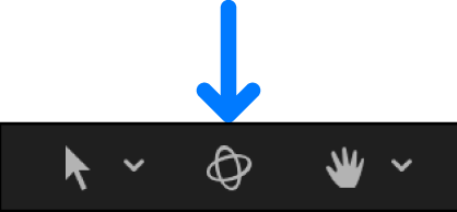 Outil Transformation 3D dans la barre d’outils du canevas