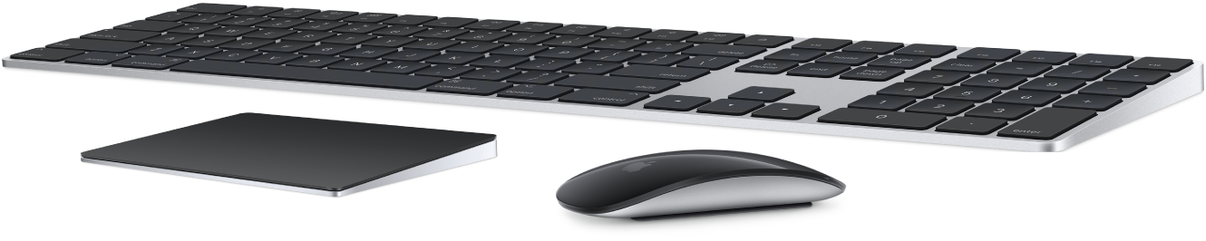 Magic Keyboard s numeričkom tipkovnicom i Magic Mouse isporučuju se s Mac Pro računalom.