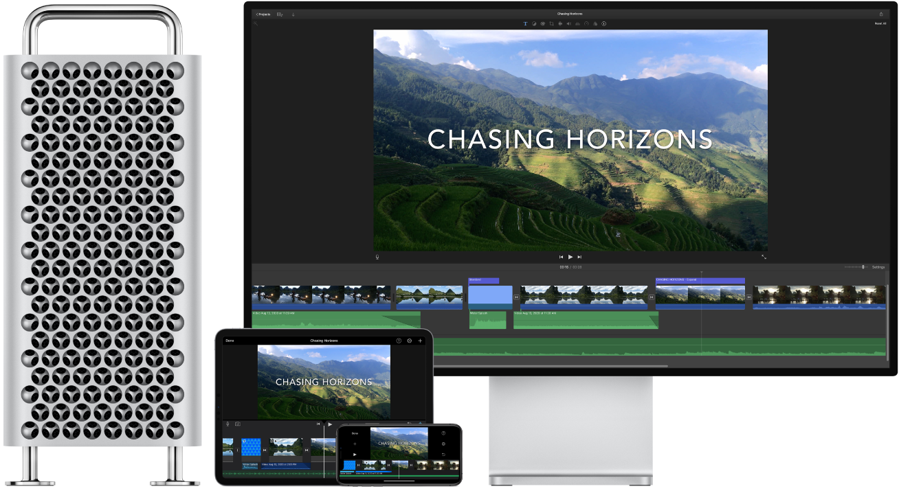 Konten iCloud diakses di berbagai perangkat.