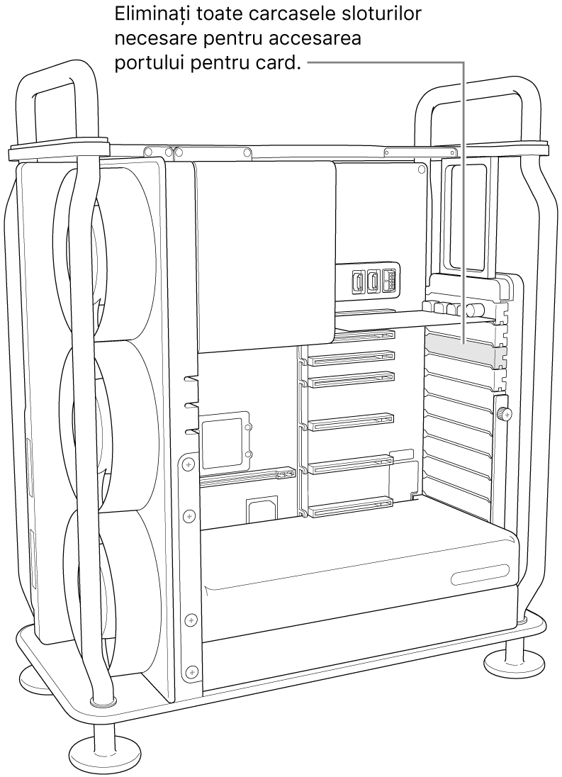 Eliminarea carcasei slotului.