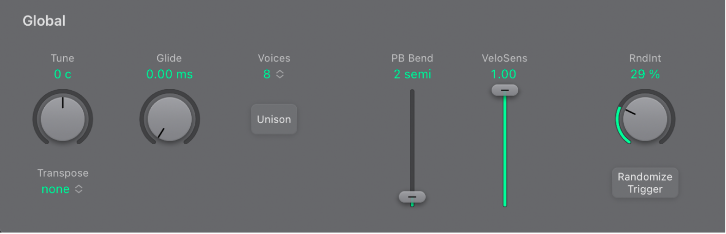 Ilustración. Parámetros globales.
