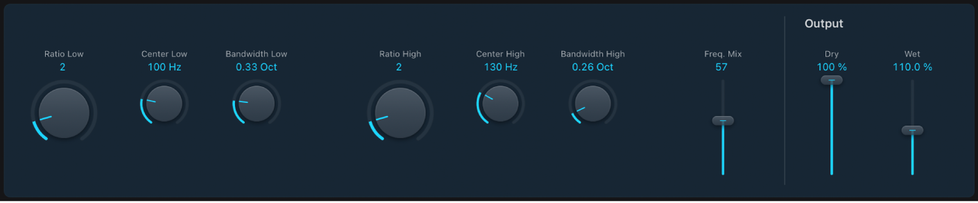 Figure. Fenêtre du module SubBass.