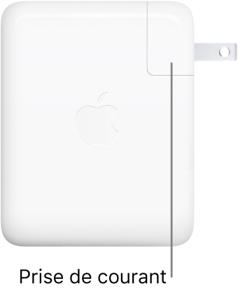 Adaptateur secteur USB-C 140 W.