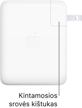 140 W USB-C maitinimo adapteris.