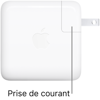 Adaptateur secteur USB-C 67 W et 96 W.