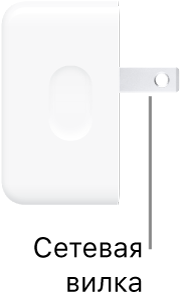 Компактный адаптер питания с двумя портами USB-C мощностью 35 Вт.