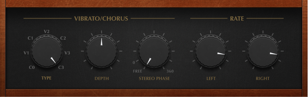 図。Scanner Vibratoウインドウ(モノラルバージョン)