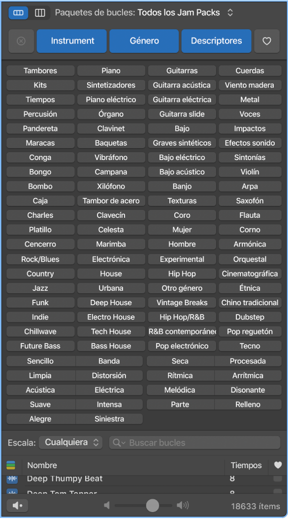 Explorador de loops.