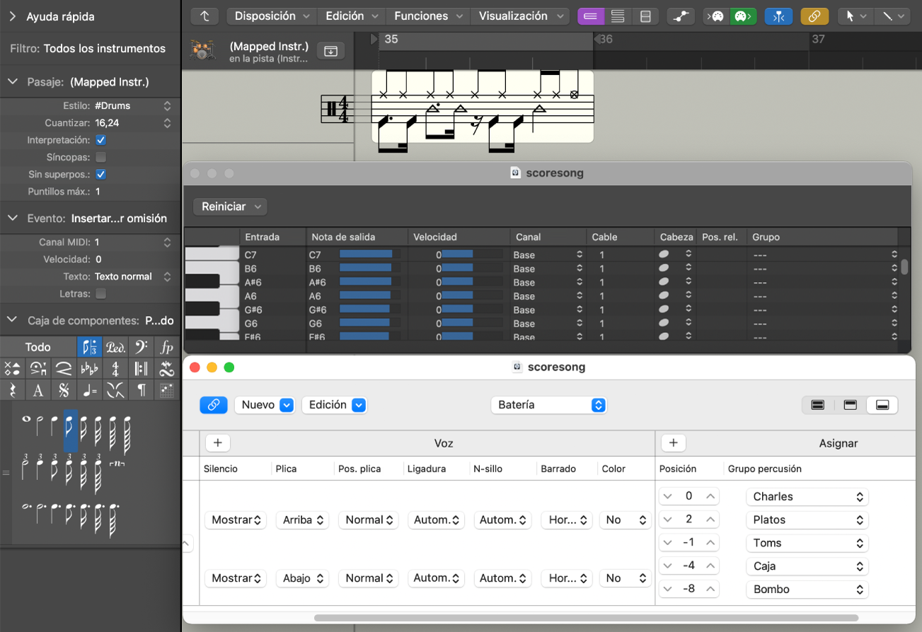 Ilustración. Ventana “Instrumento asociado”.