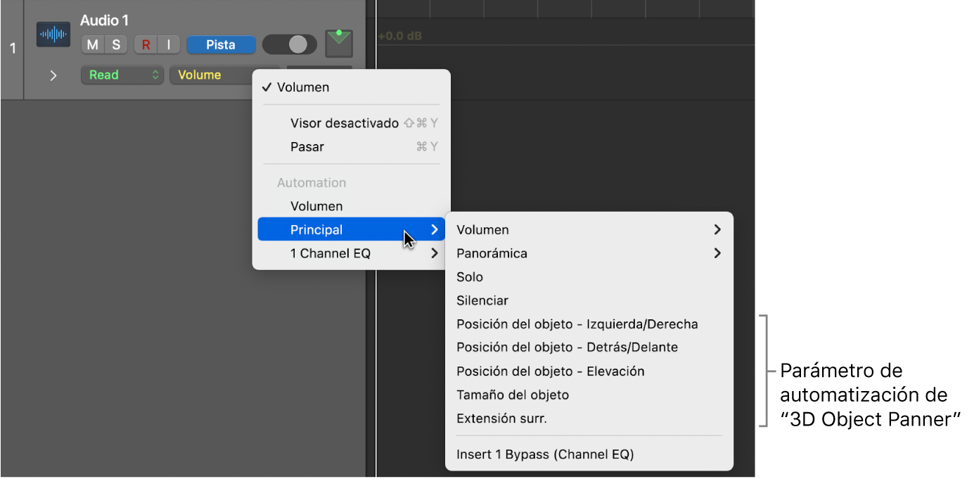Ilustración. Parámetros de automatización.