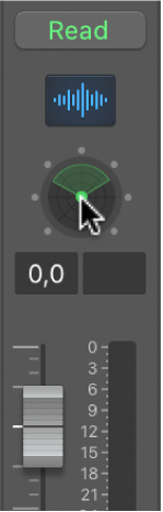 Ilustración. Control Surround en un canal.