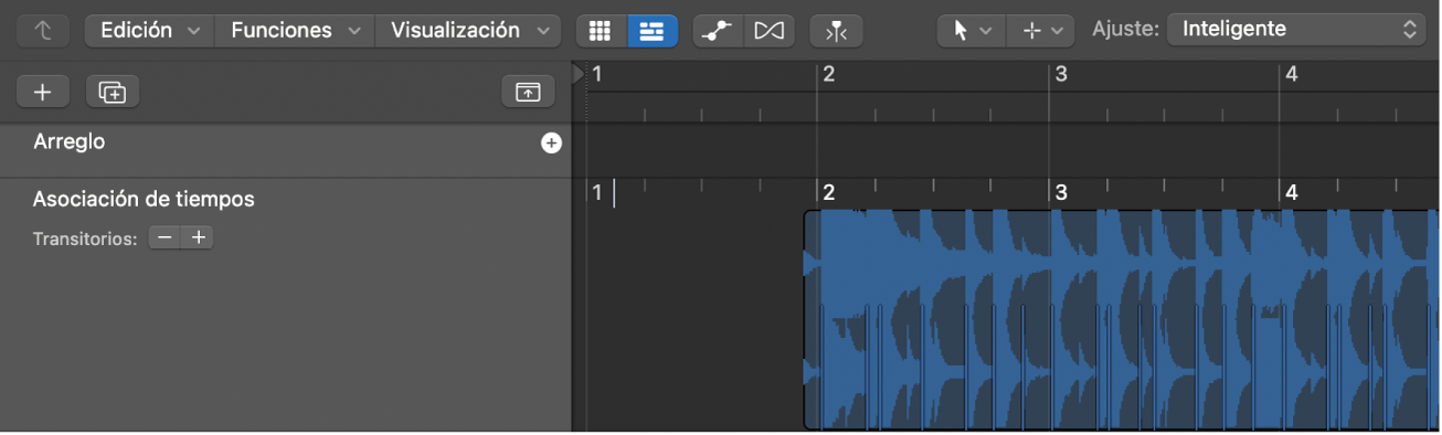 Ilustración. Pista de asociación de tiempos.