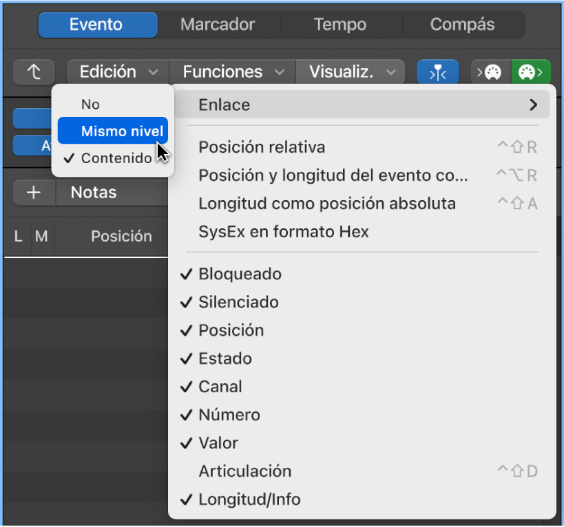 Ilustración. Botones Seguimiento y Enlace.