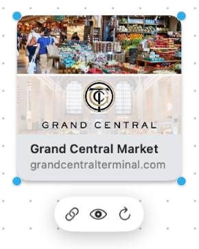 Một liên kết với các công cụ định dạng.