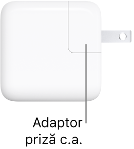 Adaptorul de alimentare USB‑C de 30 W.