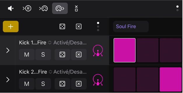 Bouton de mode « Apprendre (Attribuer) ».