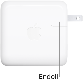 L’adaptador de corrent USB‑C de 67 W.