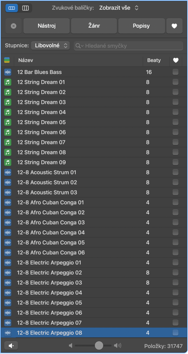 Prohlížeč smyček