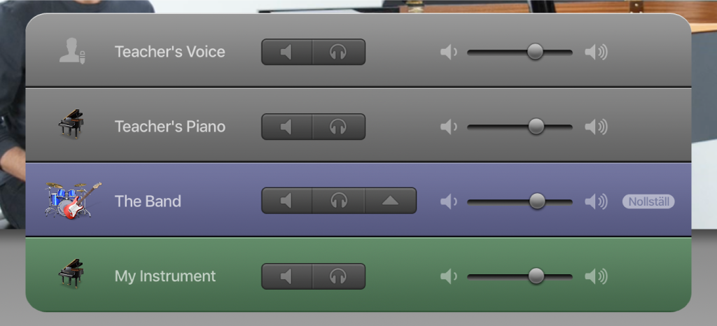Lär dig spela-mixer.