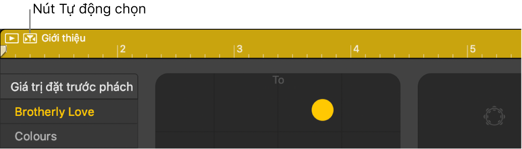 Nút Tự động chọn Drummer.