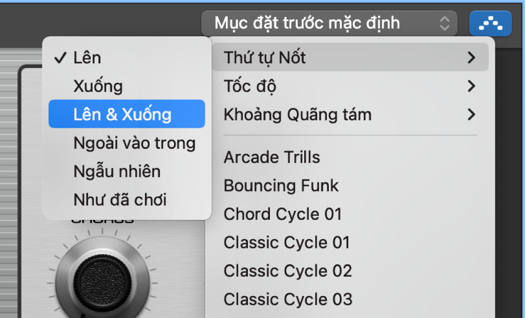 Bộ tạo hợp âm rải Smart Control.
