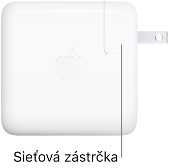 70 W napájací USB-C adaptér.