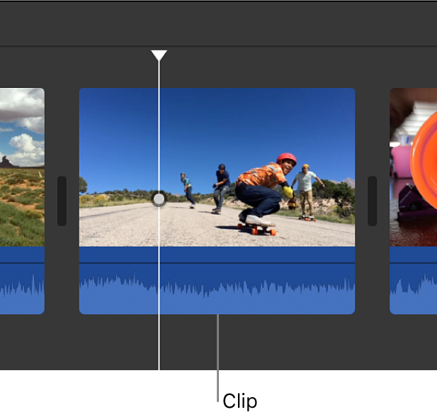 Clip seleccionat a la línia de temps