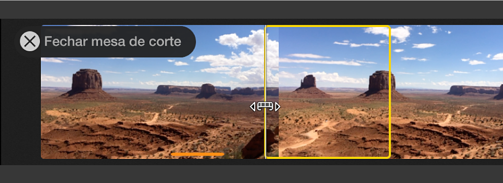 Mesa de corte do trailer