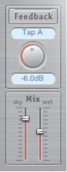 Sección Master de Delay Designer.