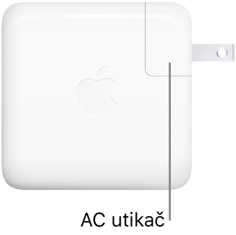Strujni adapter USB-C od 70 W.