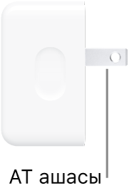 35 Вт қос USB-C портының ықшам қуат адаптері.