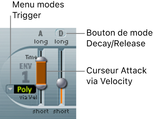 Figure. Paramètres d’enveloppe 1.