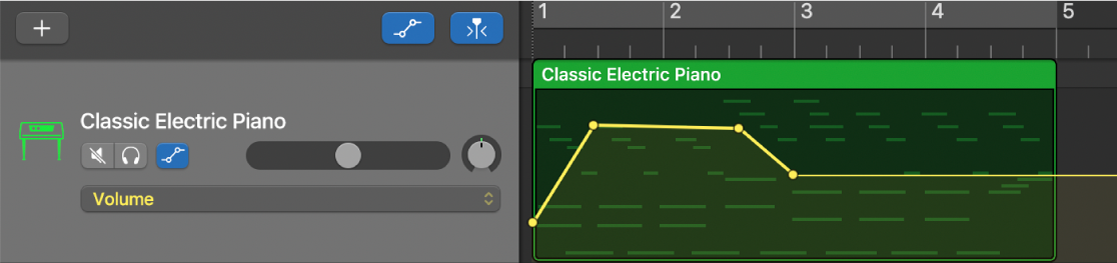 Automatisation activée dans la zone de pistes.